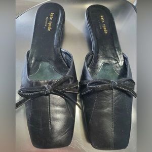 Kate spade black mule size 9